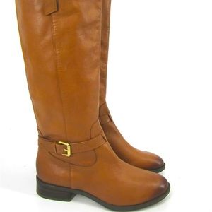 New Sam Edelman Ponce Whiskey Leather Boots Size 8